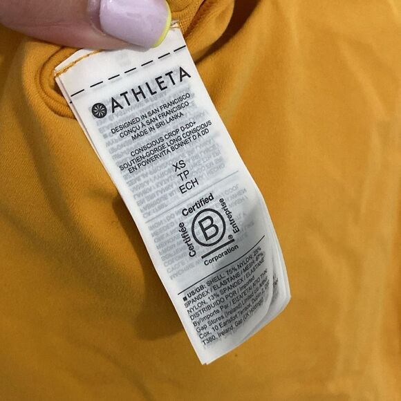 2- NWT-Athleta- long line sports bras- size XS - Picture 14 of 16